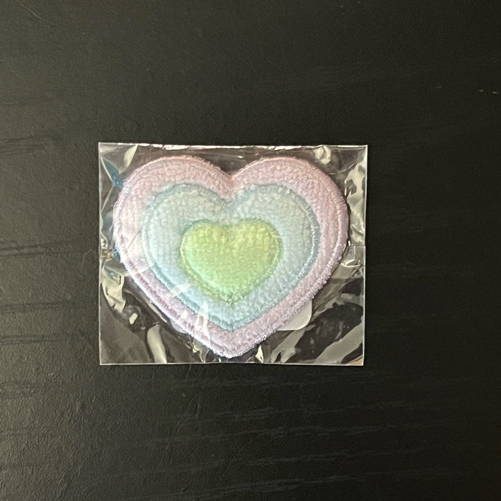 NWT Stoney Clover Lane Terry Heart Patch